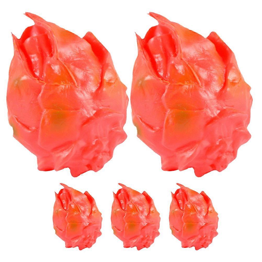 Simulation Dragon Fruit Artificial Pitaya Model for Decoration 10Pcs