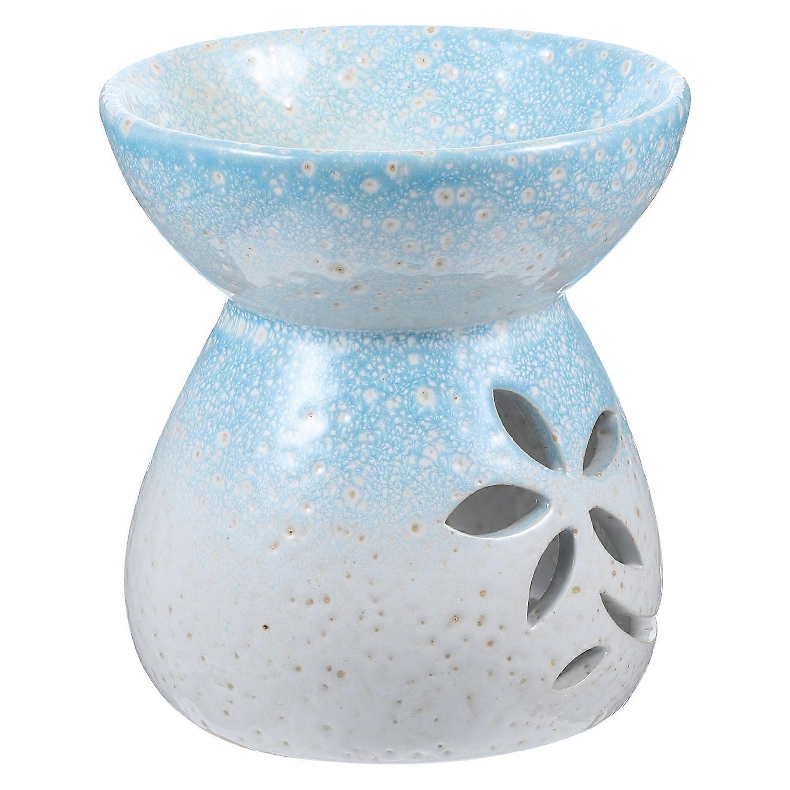 Ceramic Oil Burner Retro Style for Aroma Diffuser 2Pcs Set
