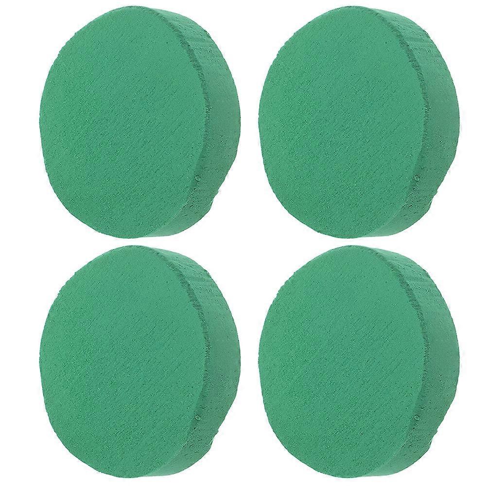 Green Flower Mud Base for DIY Use 16Pcs Water Absorption Floral Mud