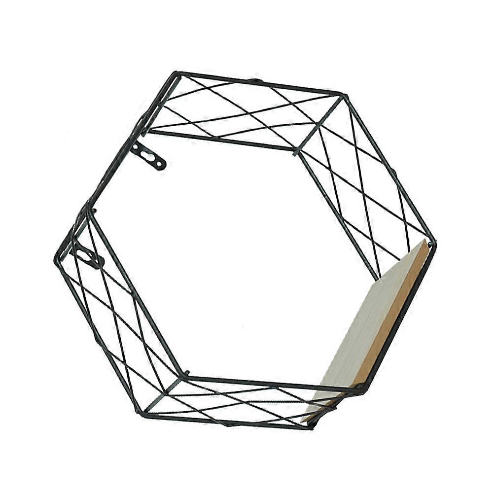 Storage Racks Hexagon Wall Shelves for Home Storage Use 1 Piece
