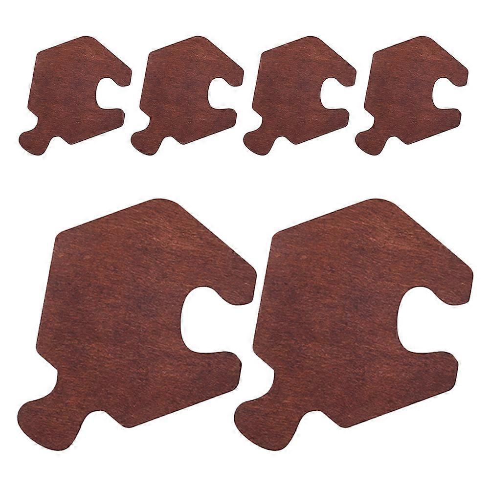 Wood Drink Coasters for Coffee 12Pcs Hexagon Pads for Bar and Table