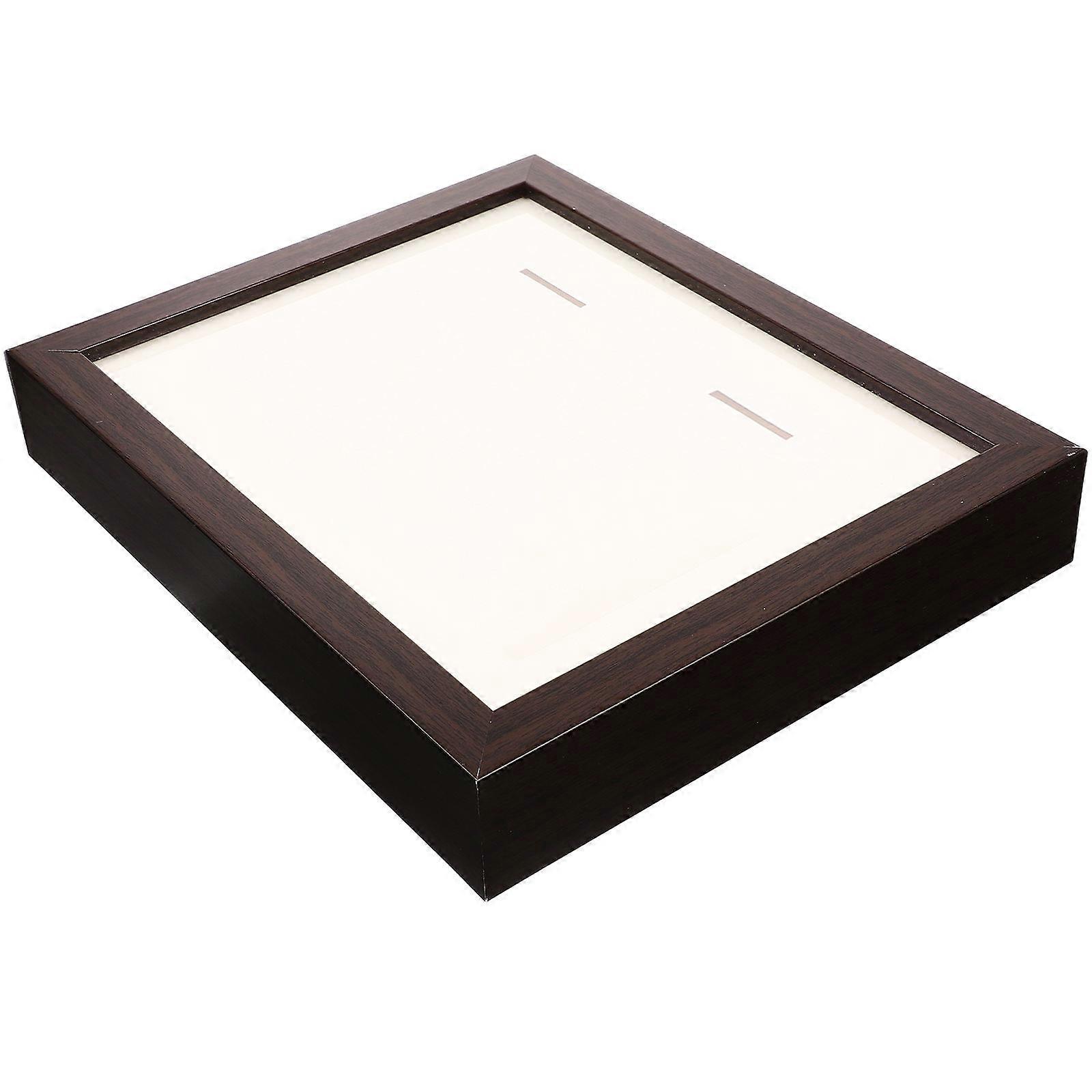 Sports Medal Display Wooden Frame for Storage 3Pcs Medal Display Box