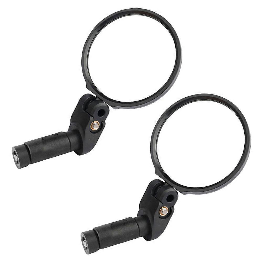 Bicycle Convex Mirror 2Pcs Rear Vision Improvement Reflector for Adults Cycling with Environmental Protection Material