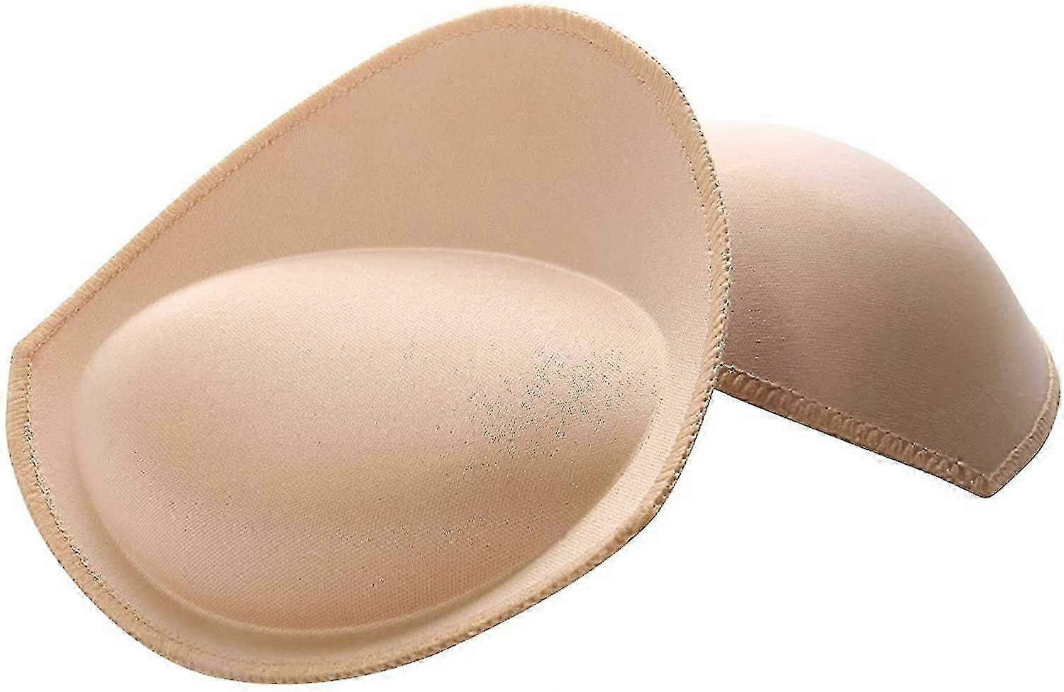 2025 Medium Push Up Bra Inserts for Women, Breast Enhancer Cups in Nude Color Suitable for Various Brands