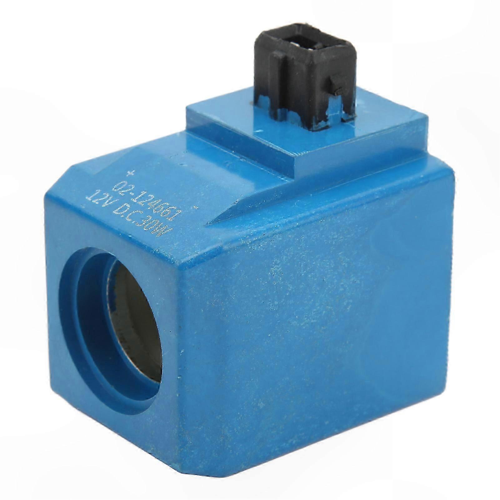 12V 30W Round Pin Solenoid Coil Replacement for Hydraulic Valve Systems