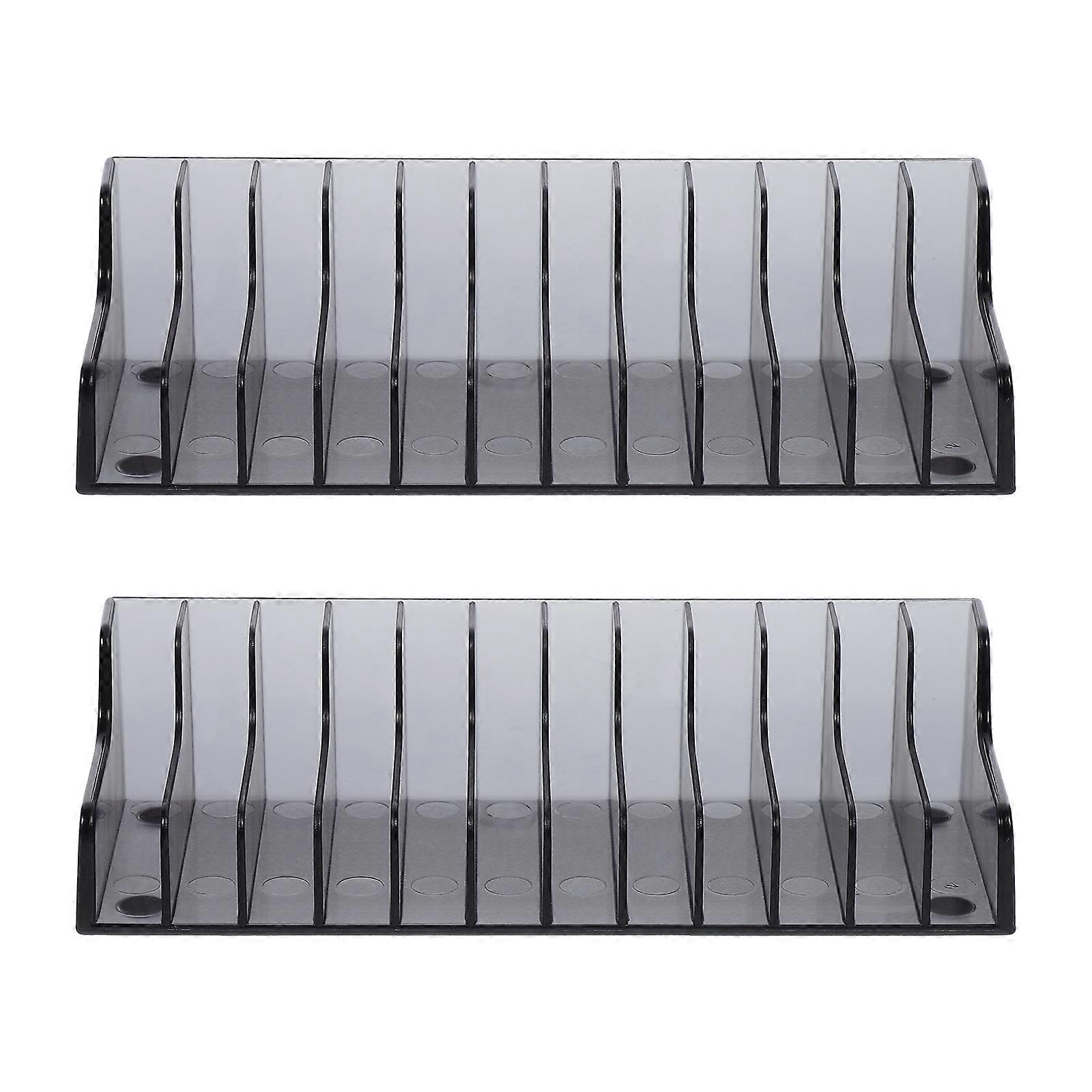 Game Cards Holders Professional Vertical Desktop Holder for 2Pcs Game Discs Storage