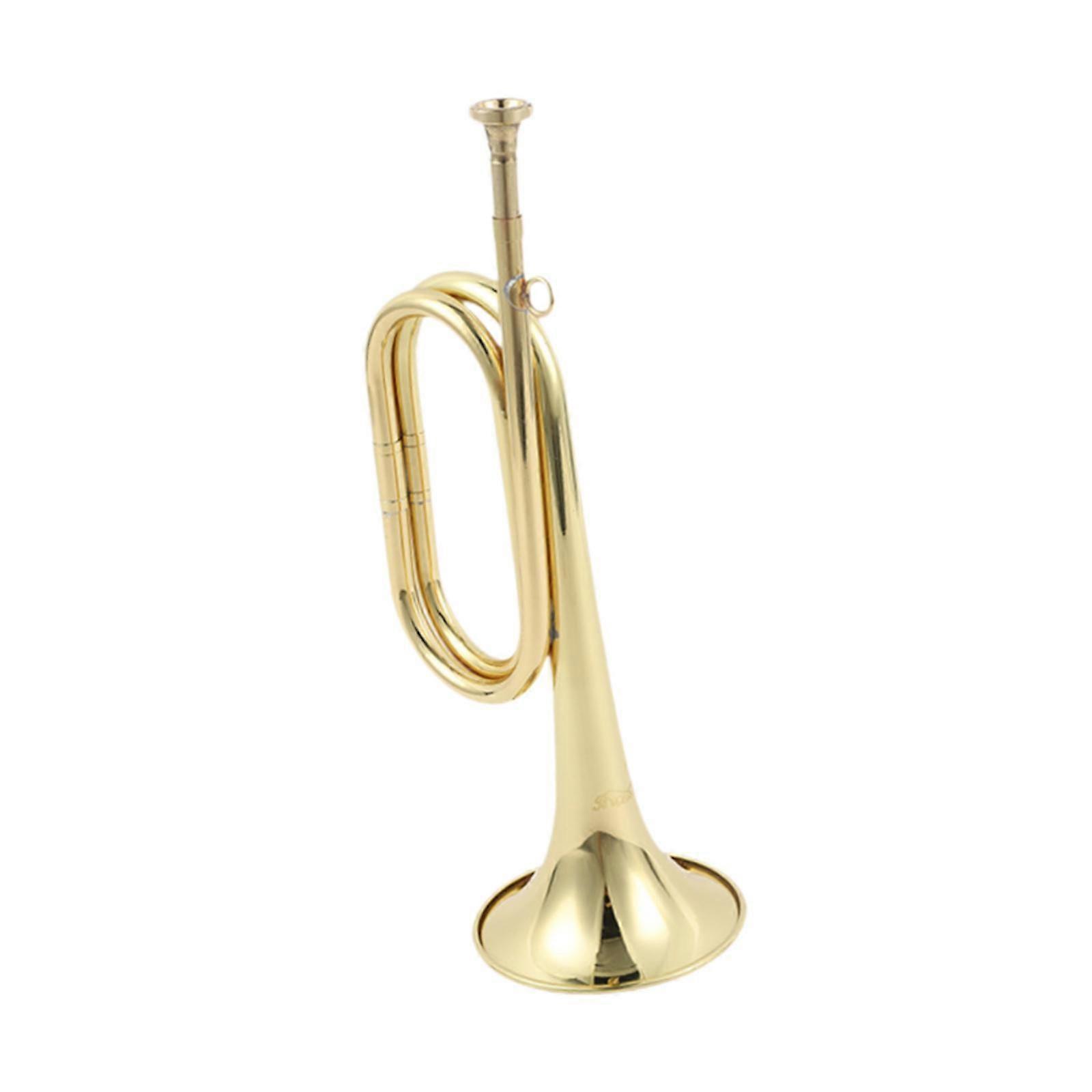 Cavalry Trumpet Muc Instrument Blowing Bugle for Cavalry Beginner Children