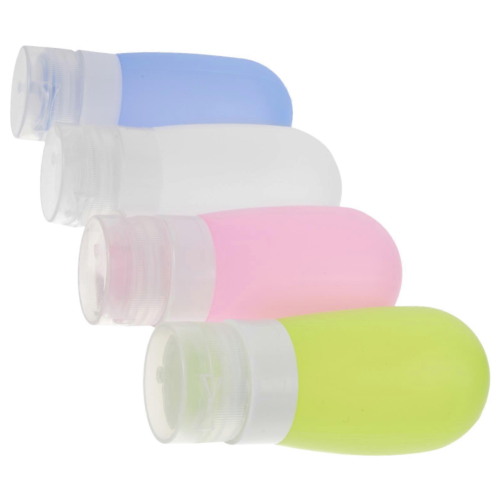 Travel Bottles Silicone Shampoo Bottles for Home Use 12Pcs Assorted Color