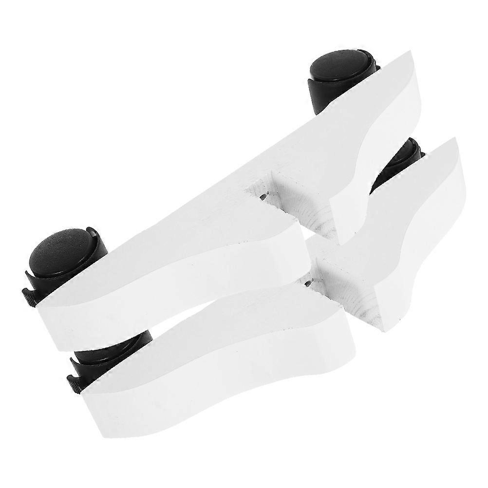 Room Divider Base Wooden Screen Holder for Privacy Support 6Pcs