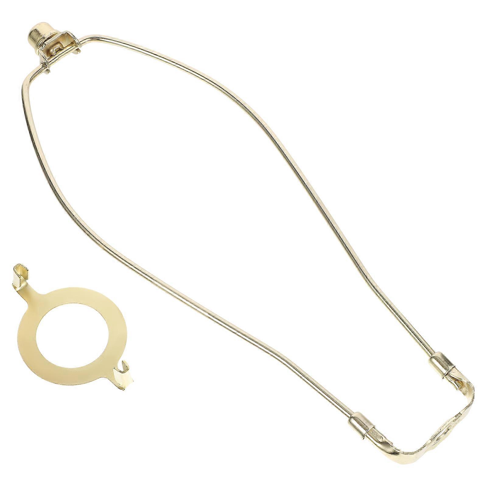 Golden Lamp Shade Holder Iron Lamp Harp for Table Light Floor Light