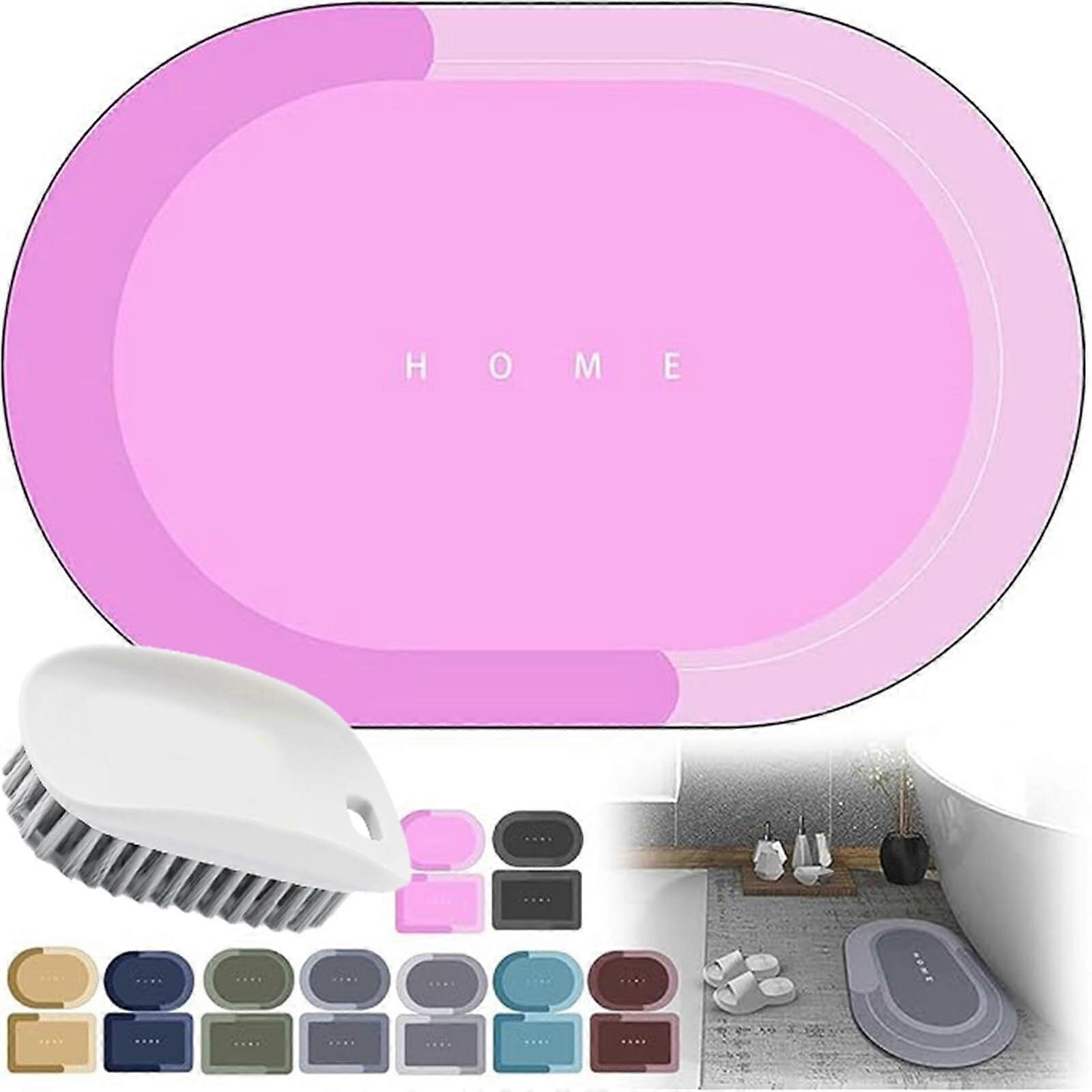 Lufuee Modernized Magic Bath Mat, Quick Dry Bathroom Mat, Compatible with Standard Showers