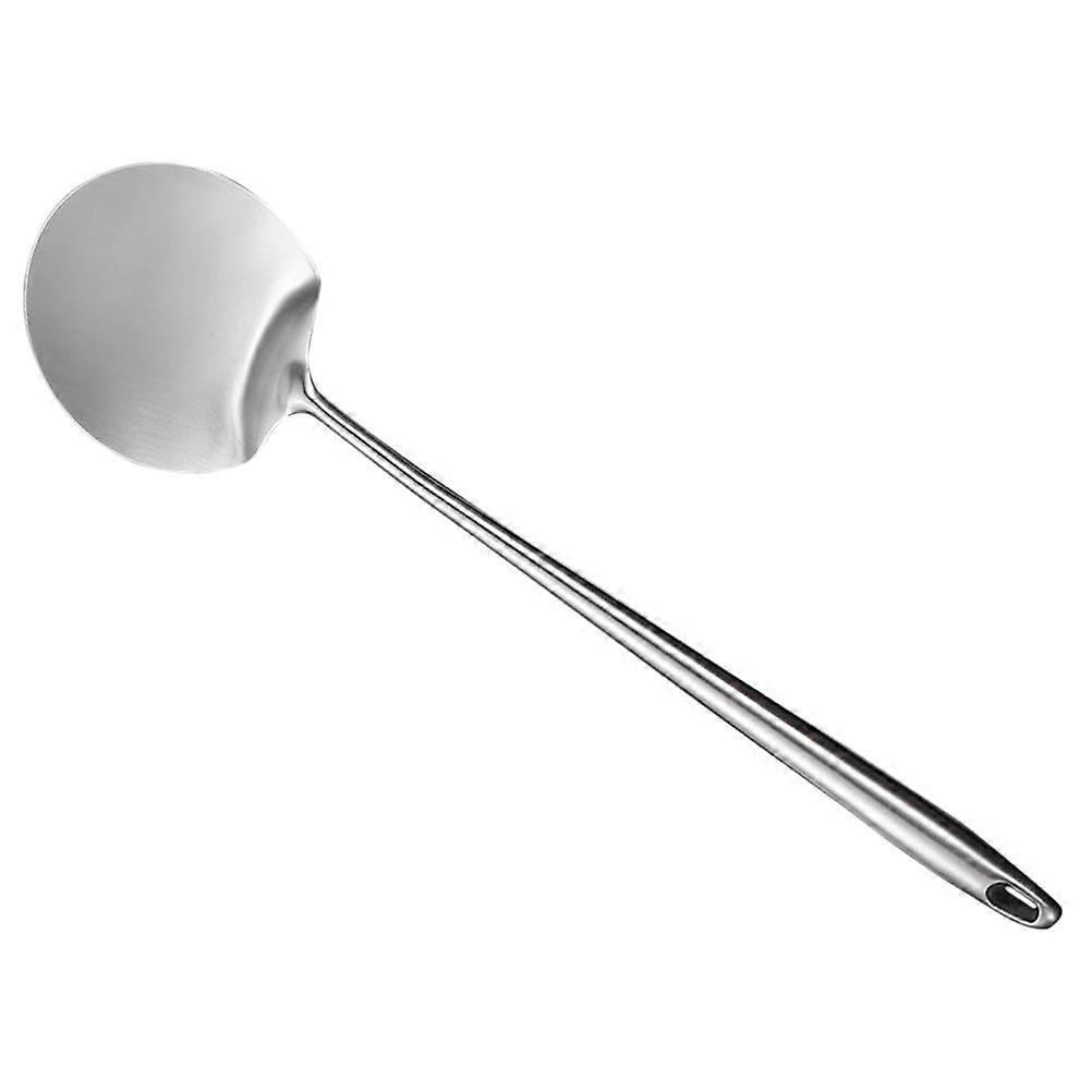 Kitchen Wok for Cooking Food Turner Silver