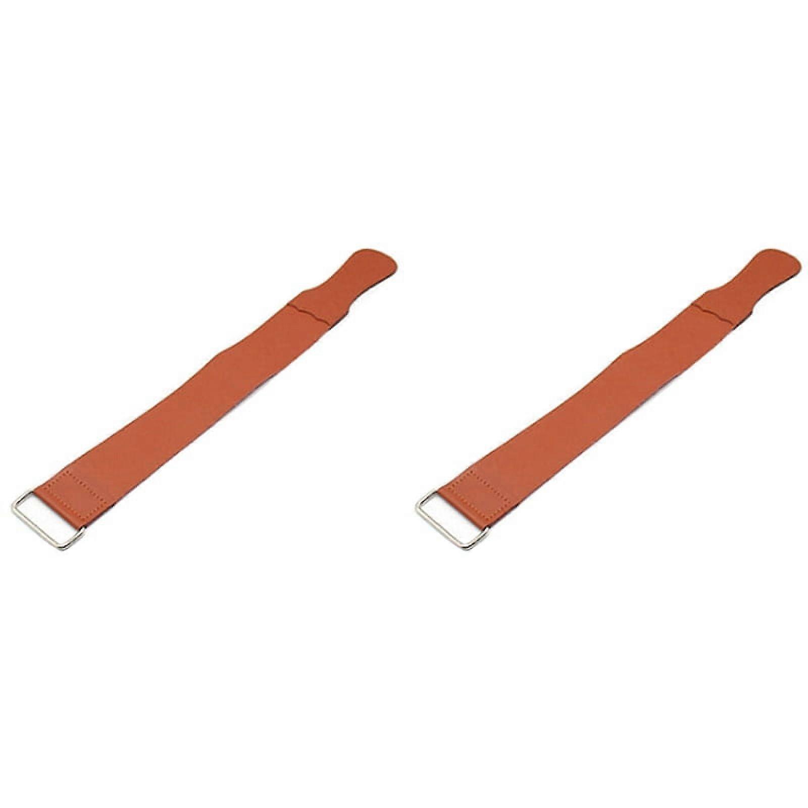 2X Strop, Double Leather Straight Strop, Folding Knife Shave Sharpener, Sharpening Belt