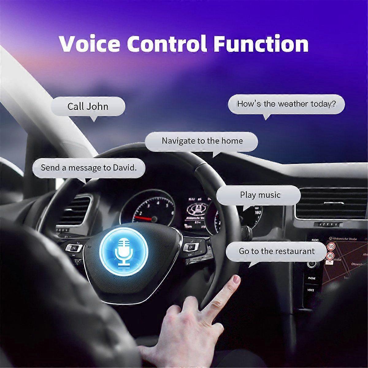 Verkabelt mit Wireless CarPlay Android Auto Wireless Car Adapter Smart Mini Box Plug and Play WiFi 2 in 1 Auto AI Box