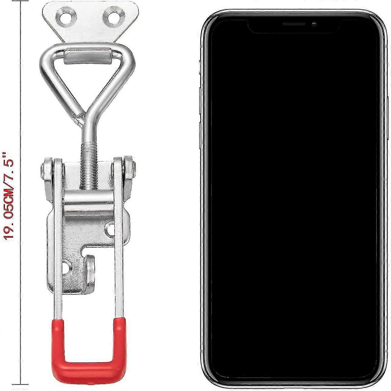 الثقيلة واجب قابل للتعديل تبديل مزلاج المشبك مع قفل ثقب 660lbs عقد قدرة سحب كبيرة العمل المزلاج