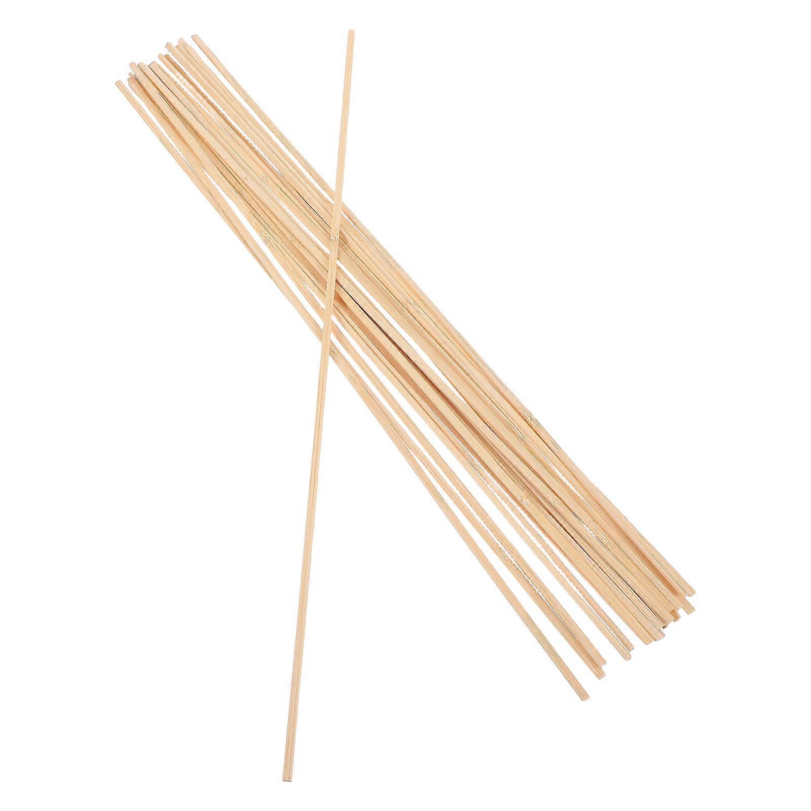 Bamboo Sticks Lightweight Thin Bamboo Rods for Kite Making 80Pcs