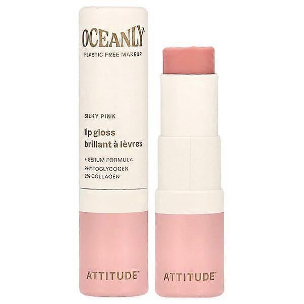 ATTITUDE, OceanlyÃÂ¢ÃÂÃÂ¢, Lip Gloss, Silky Pink, 0.12 oz (3.4 g)
