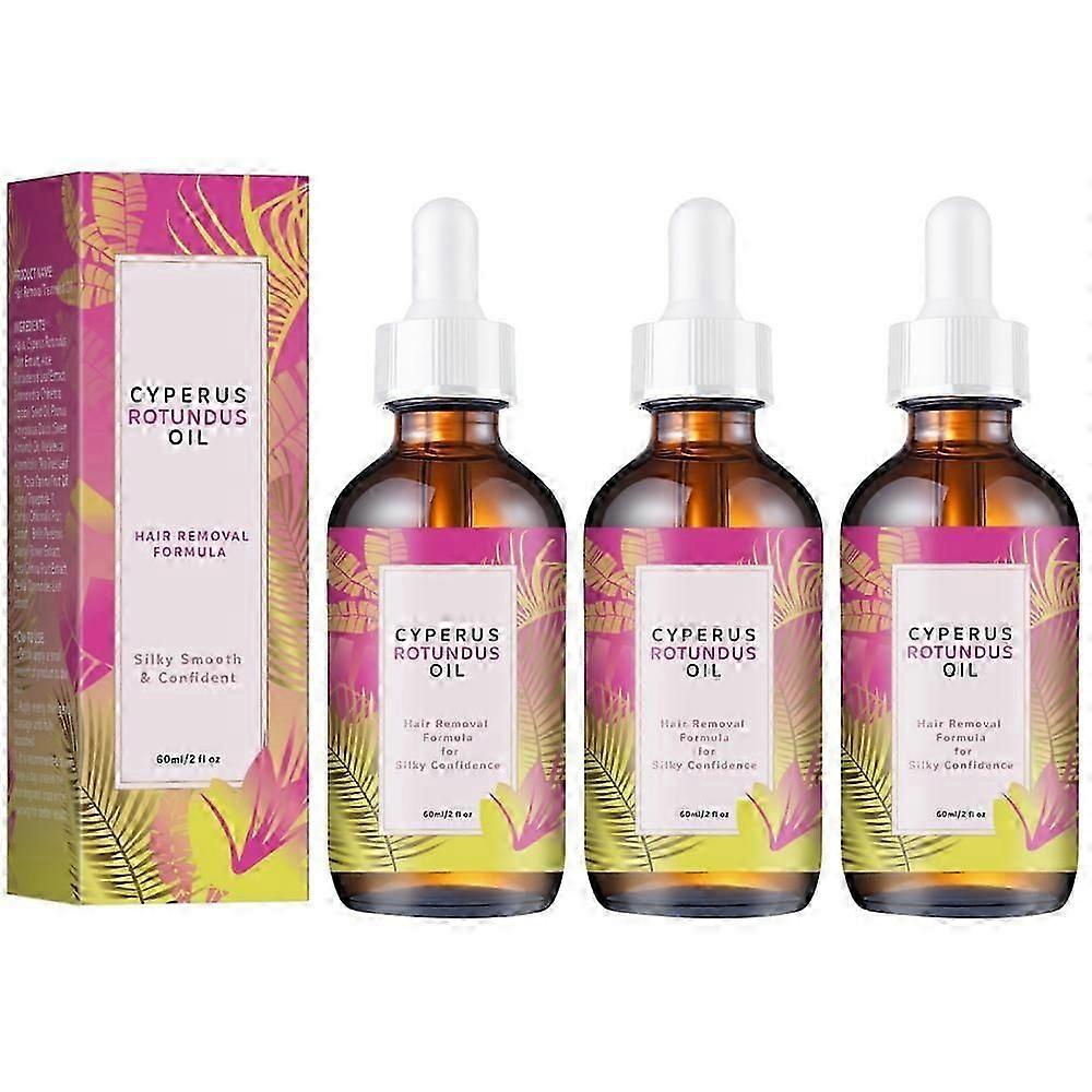 Cyperus Rotundus Öl – 60 ml natürliches Cyperus Rotundus Öl zur Haarentfernung, feuchtigkeitsspendend und beruhigend. Cyperusöl zur Reduzierung des Körperhaarwachstums