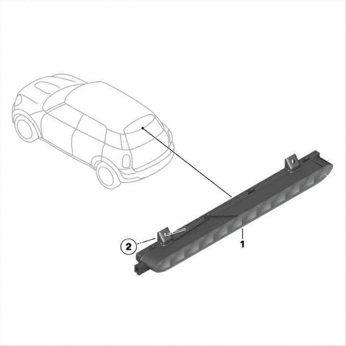 Car Rear Third White Stop Lamp LED Tail Light 63252755613 for Mini