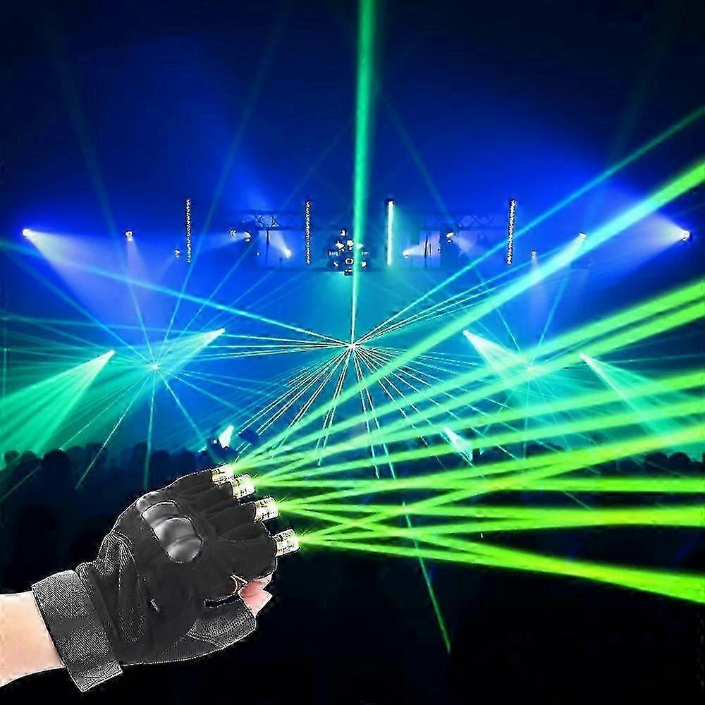 Multi-Line RGB Laser Gloves with 4 Heads for Stage Shows and Dance Performances