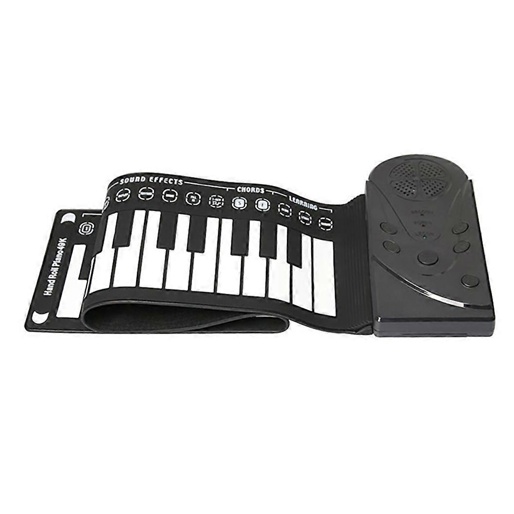 Roll Up Piano 49 Keys Portable Roll Up Piano Portable Keyboard Piano for Children Beginners Family F