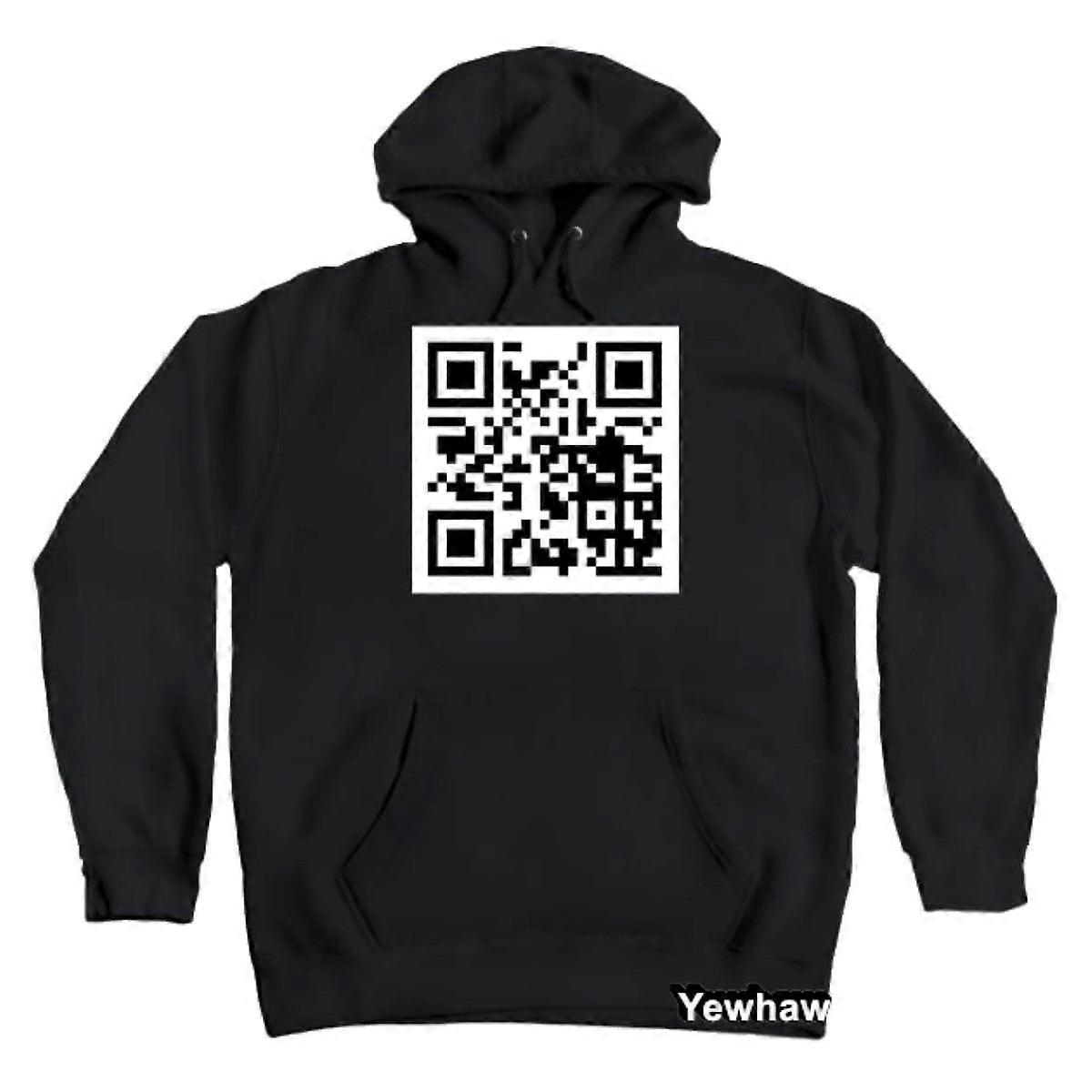 Rick Roll Qr Hoodie
