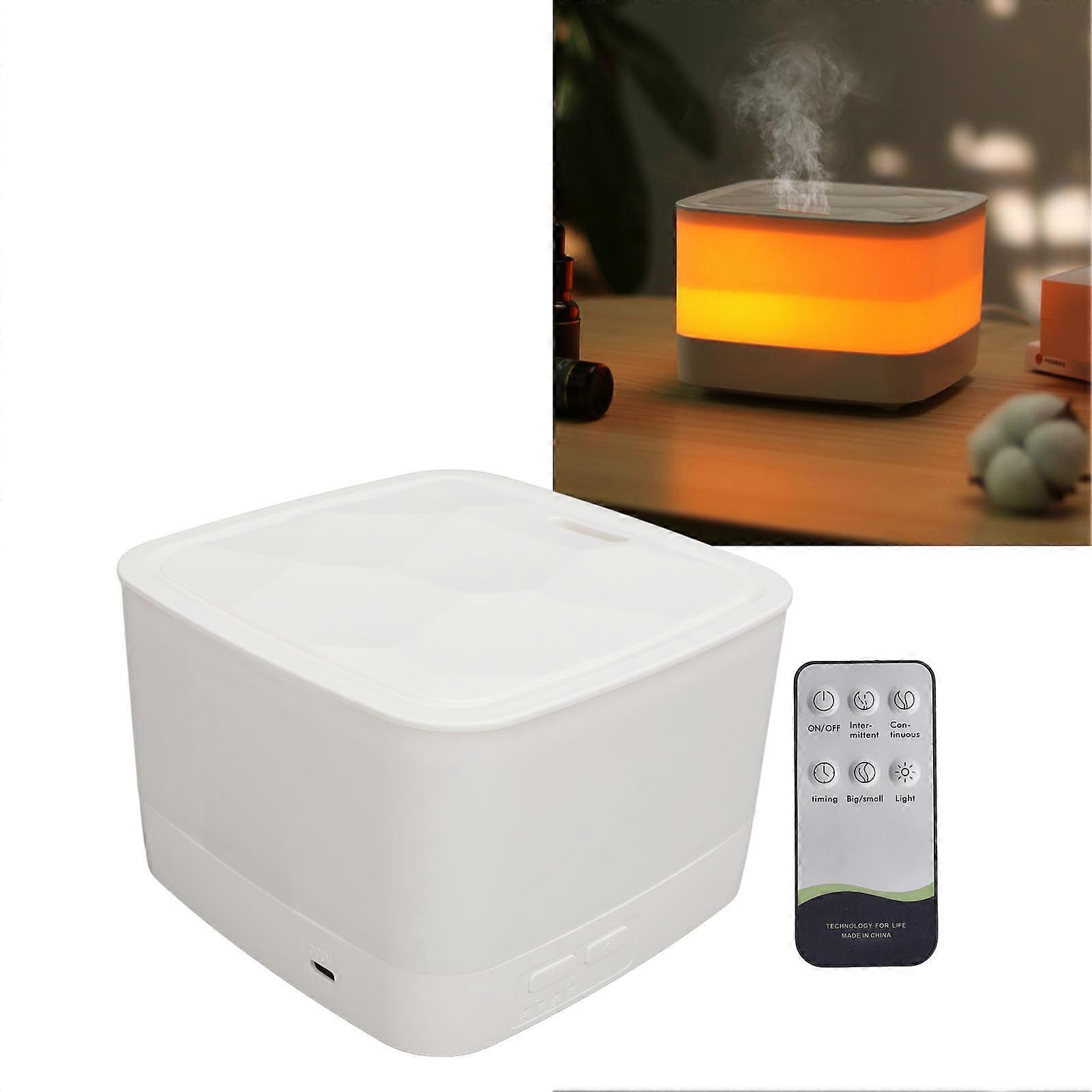 800ml Aromatherapy Humidifier 7 Colors LED Aroma Diffuser Humidifier Timing Automatic Shut Off Essential Oil Diffuser for Office Dormitory Home 