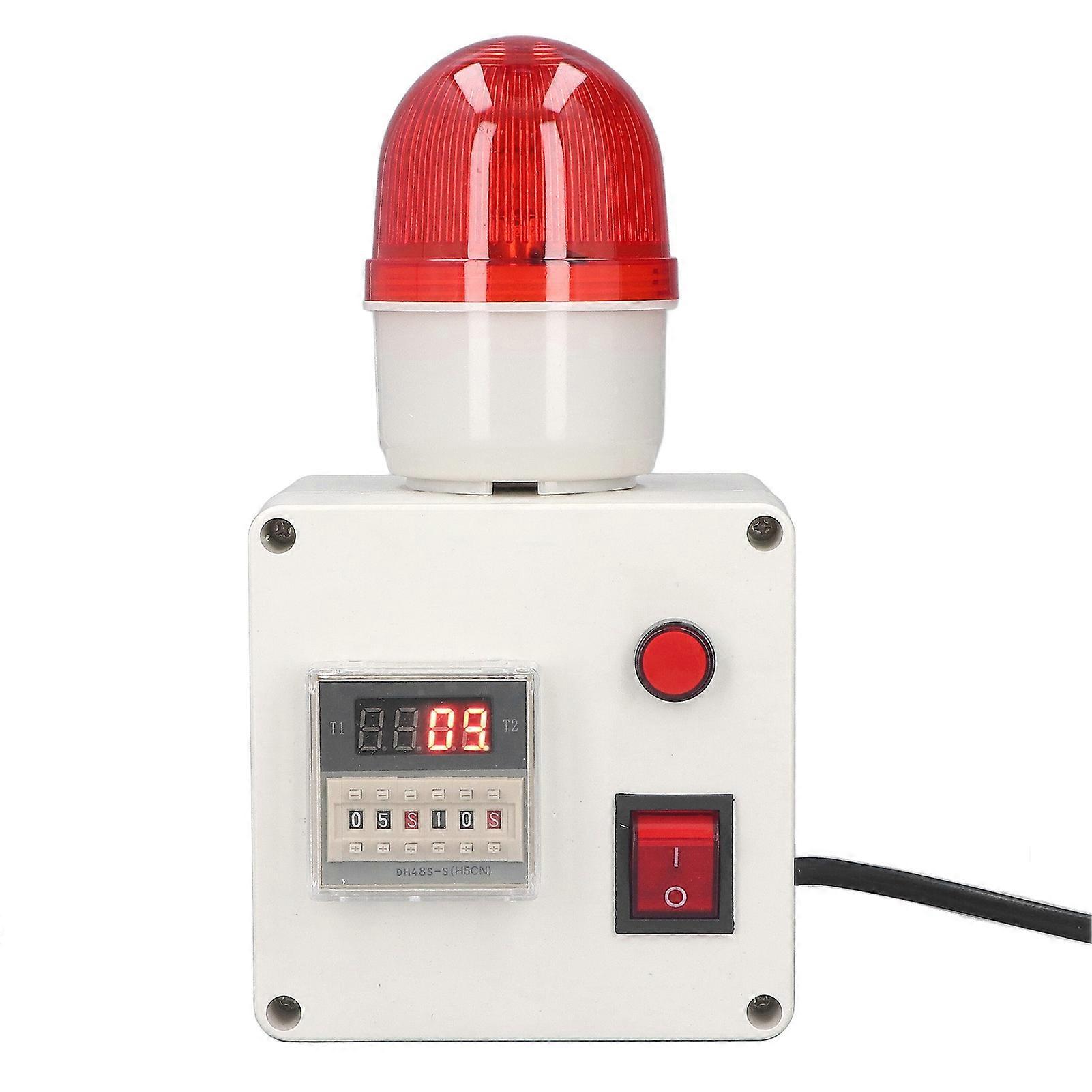 Industrial Alarm Smart Cycle Timing Siren 90‑110 High Decibel Sound Alarm 6 Digits