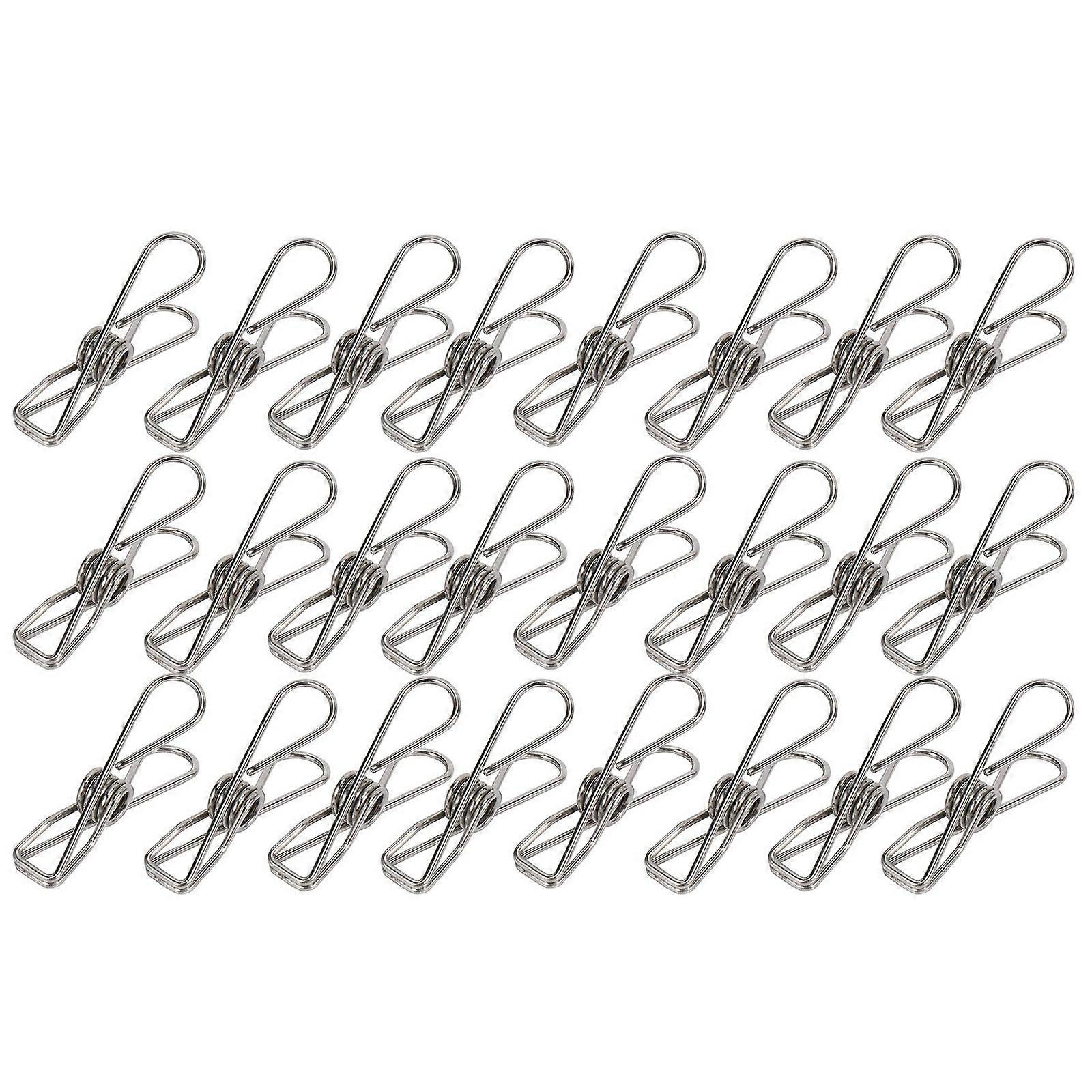 Utility Clip Pins  Multi-Function Clip 24 Pcs Stainless Steel Wire Clip
