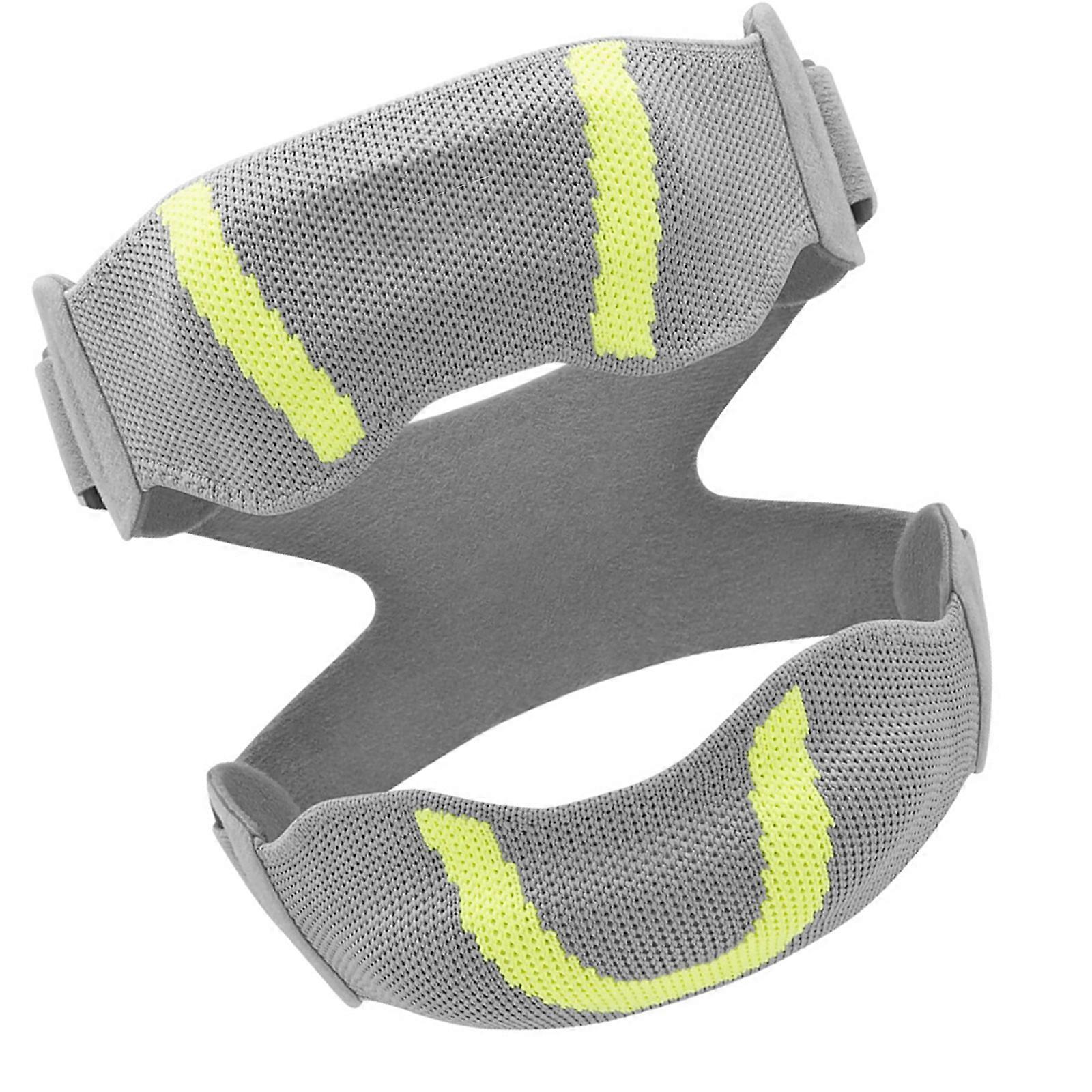 Reinforced Double Strap Knee Guard Flexible Support Running Knee Support Strap for High Impact Activity Gym Exercises  Yellow
