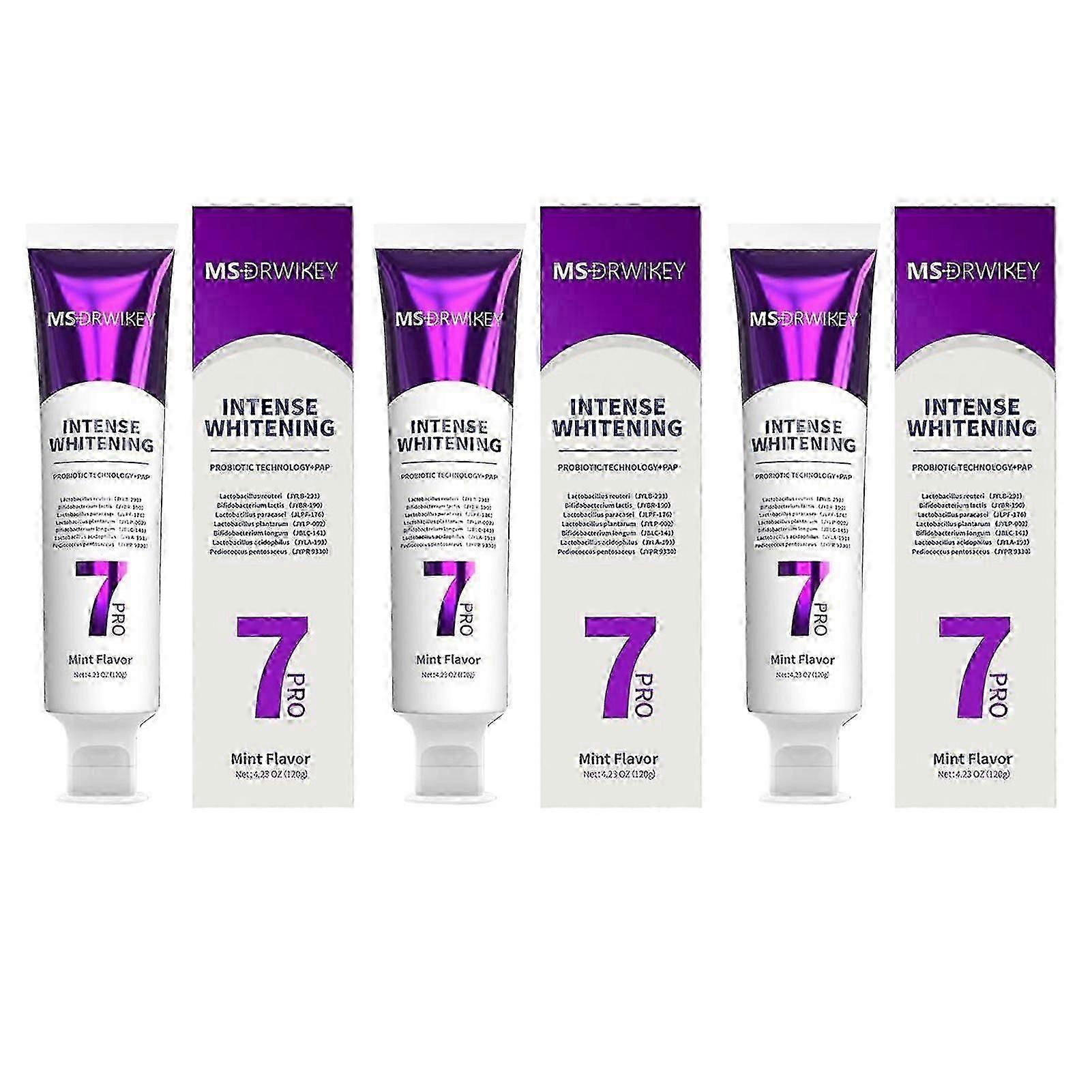 7 Pro Intenses Whitening Toothpaste 7-pro Intensives Toothpaste Probiotics Whitening Tooth With 7 Probiotics For Deep Cleaning-Good