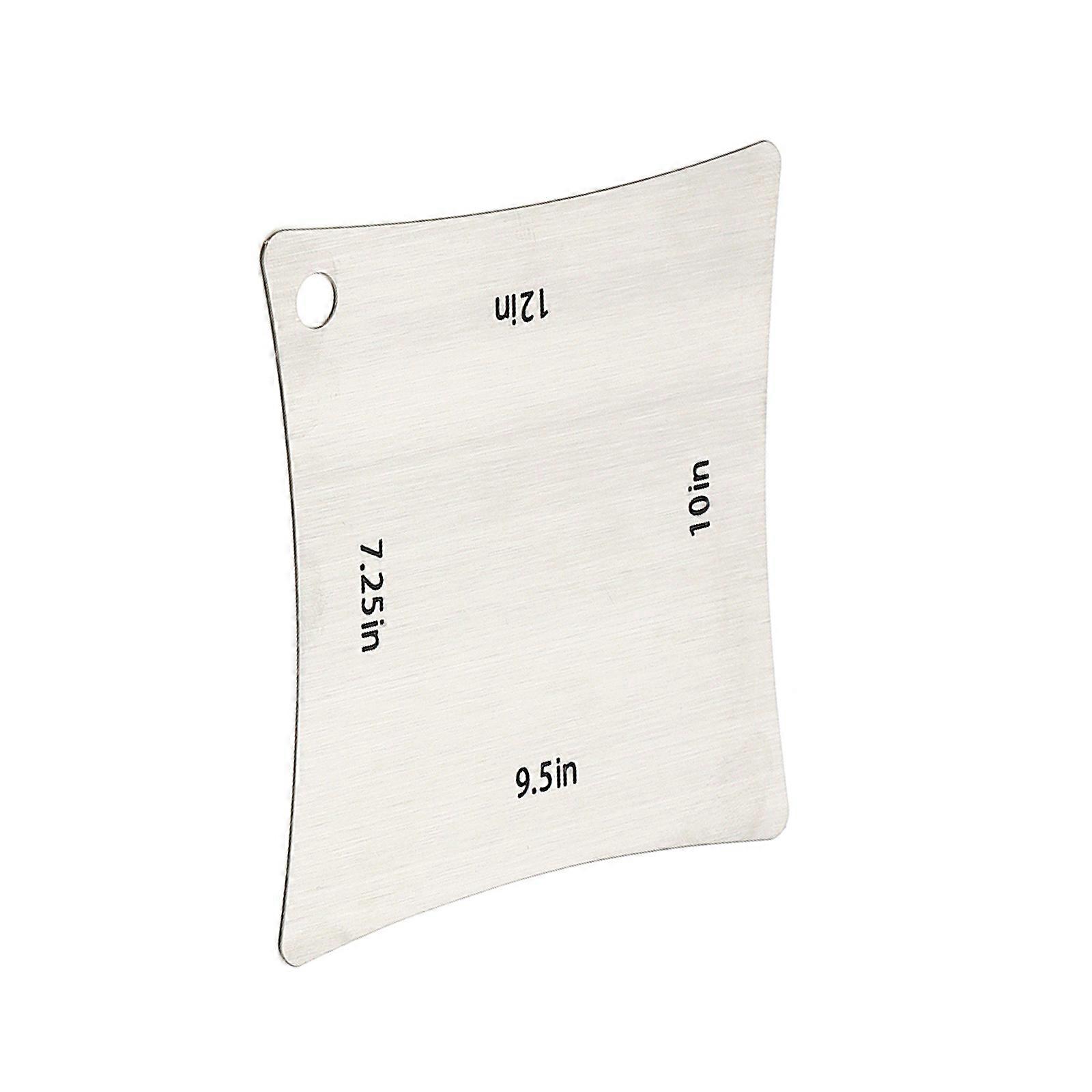 Måleverktøy for gripebrett i rustfritt stål, gripebrettsadeler, mutterradiusmålere, instrumentverktøy, gitartilbehør, flerfarget