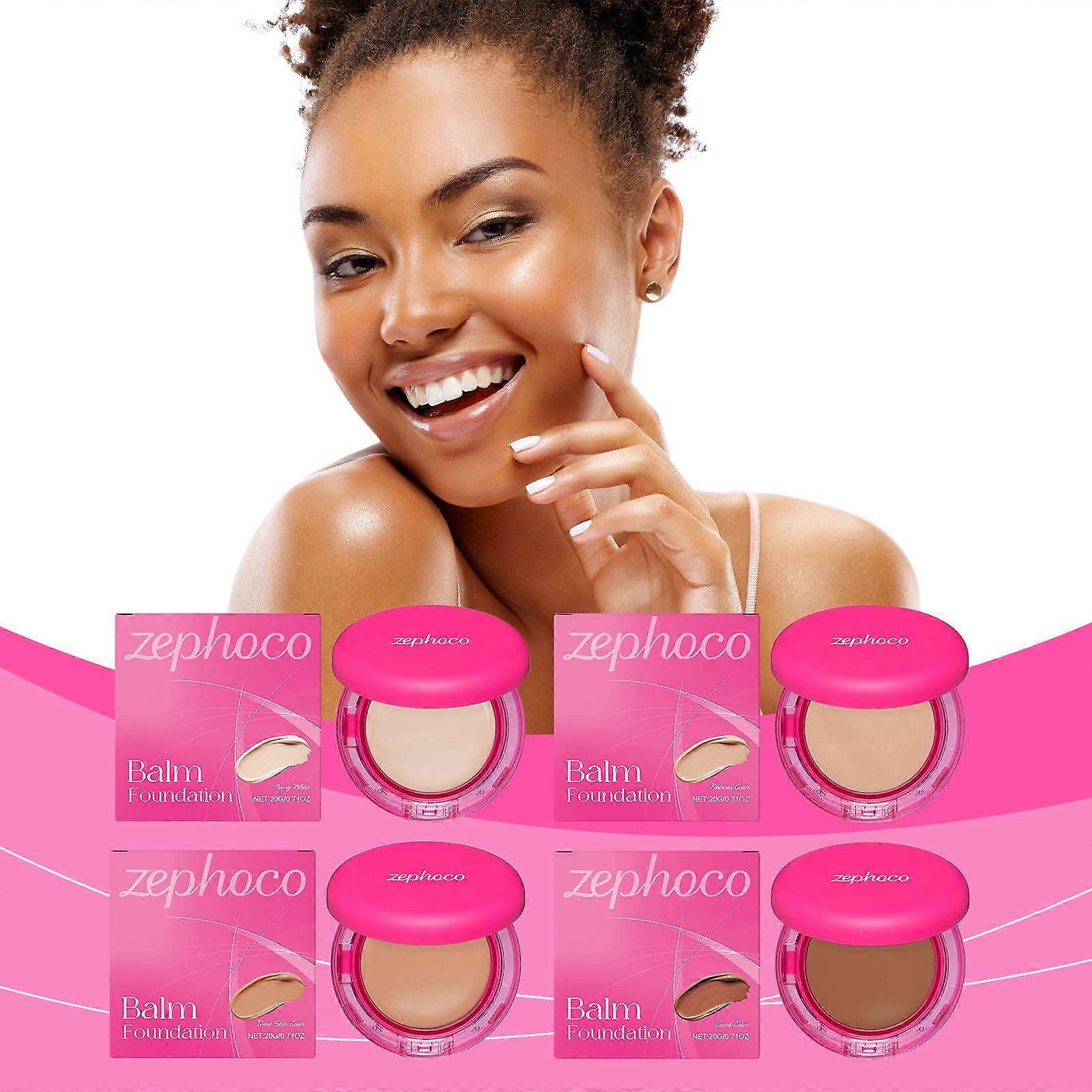 Zephoco Moisturizing Foundation Cream Is Light And Smooth, Hydrating And Nourishing The Skin, Concealing Blemishes, And Brightening Oily And Dry Skin
