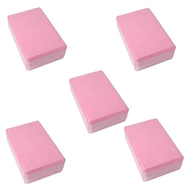 Yoga Blocks Cube Bricks Reinforcement Mat Pink
