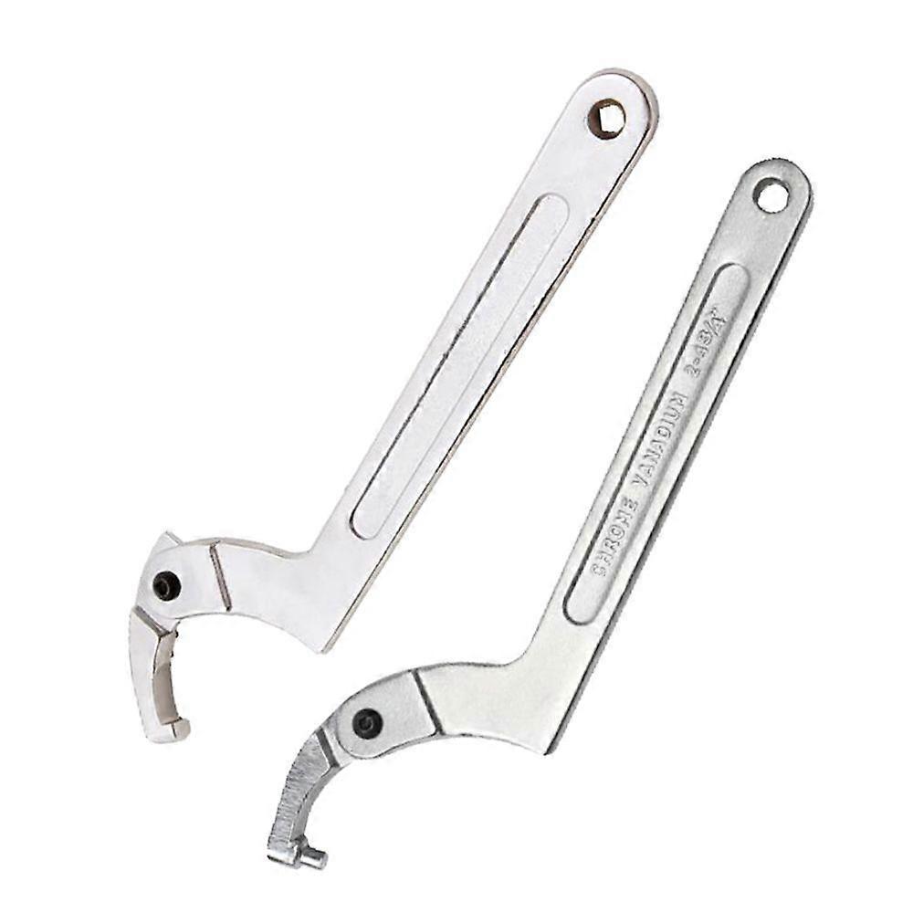 Adjustable hook wrench