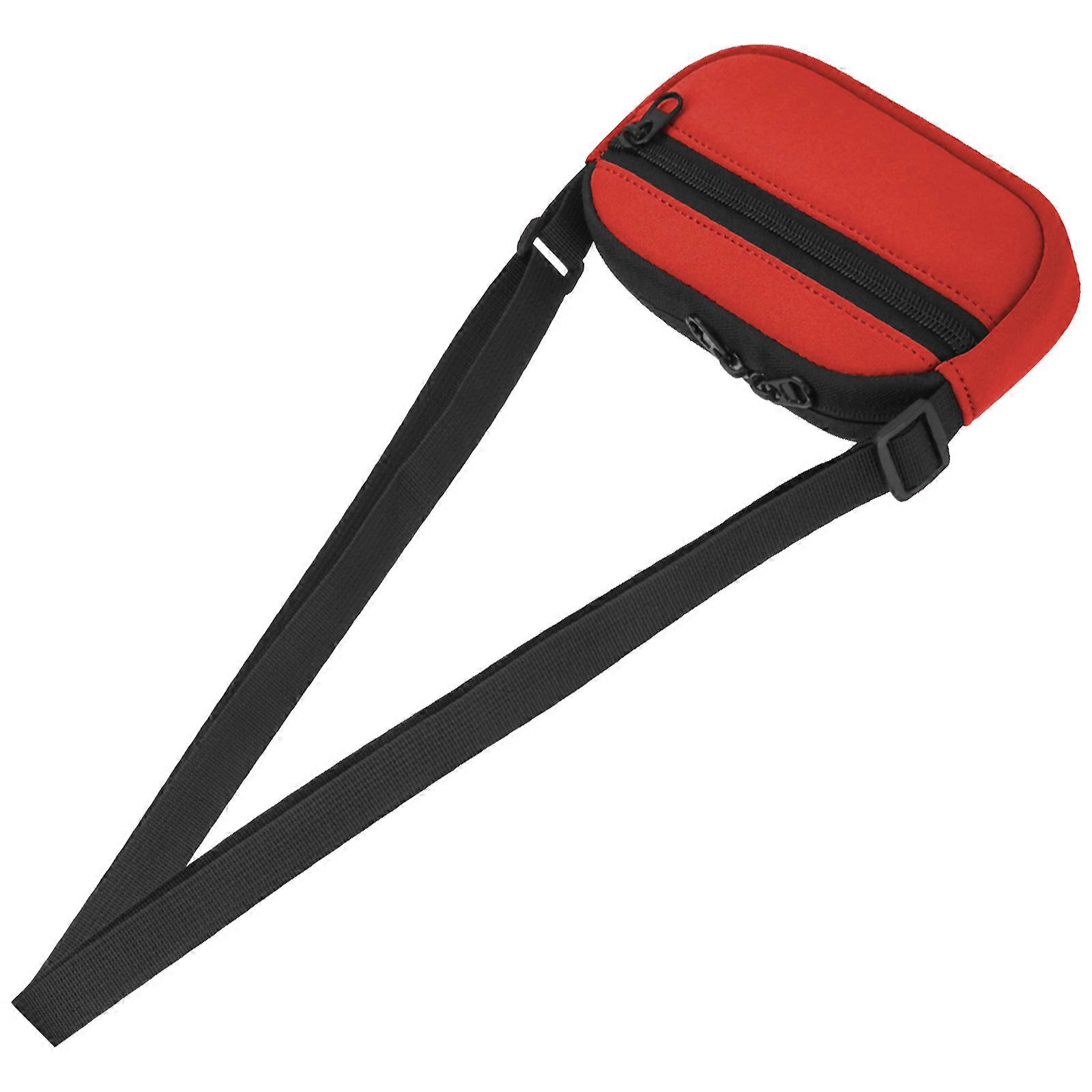 Pouch for Beijue Handheld Console Scratchproof Carrying Case Shockproof Storage Bag Case with Adjustable Shoulder Strap  Red