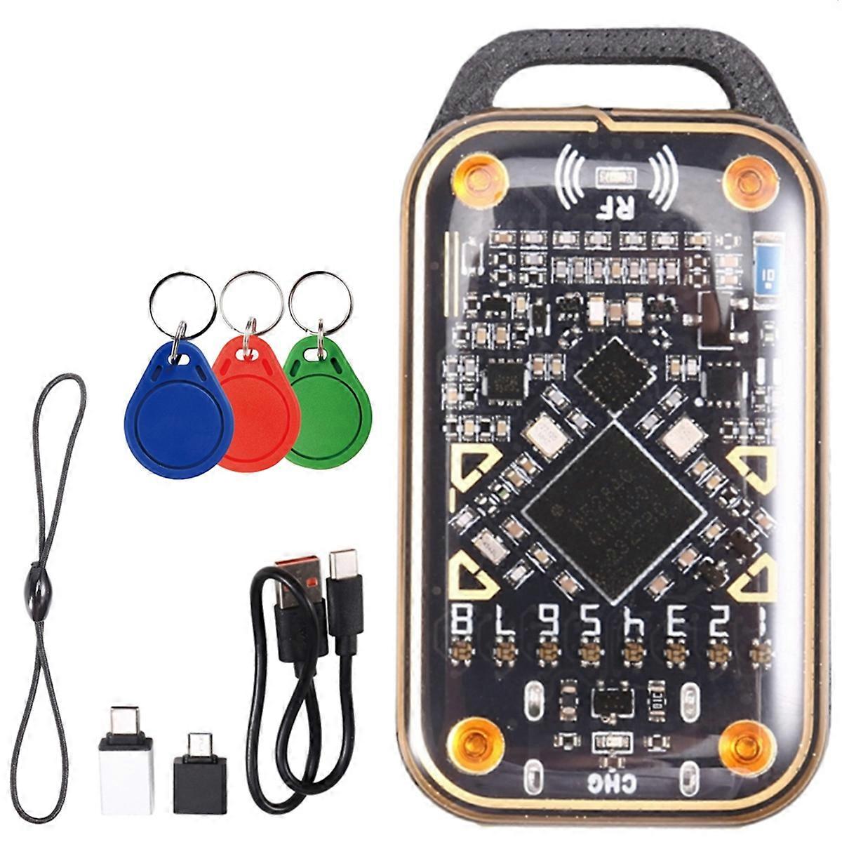 Chameleon Ultra Upgrade Smart Card Emulator+3XCUID Keychain RFID Smart Chip Reader 125K 13.56Mhz Card Decode Duplicator