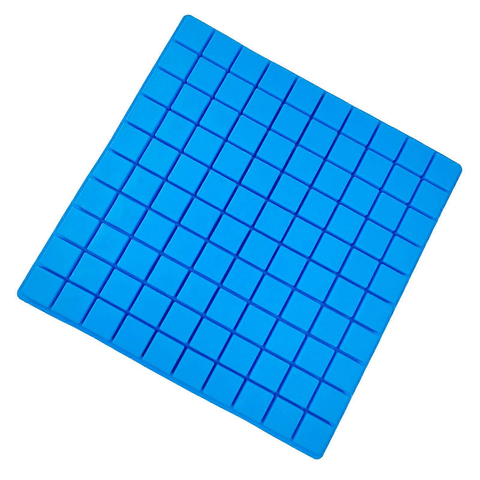 Ice Trays 100 Grids Small Square Ice Maker Ice Silicone Mold for Cocktails,Whiskeys,Soups and Frozens Treat Nonstick Multicolor