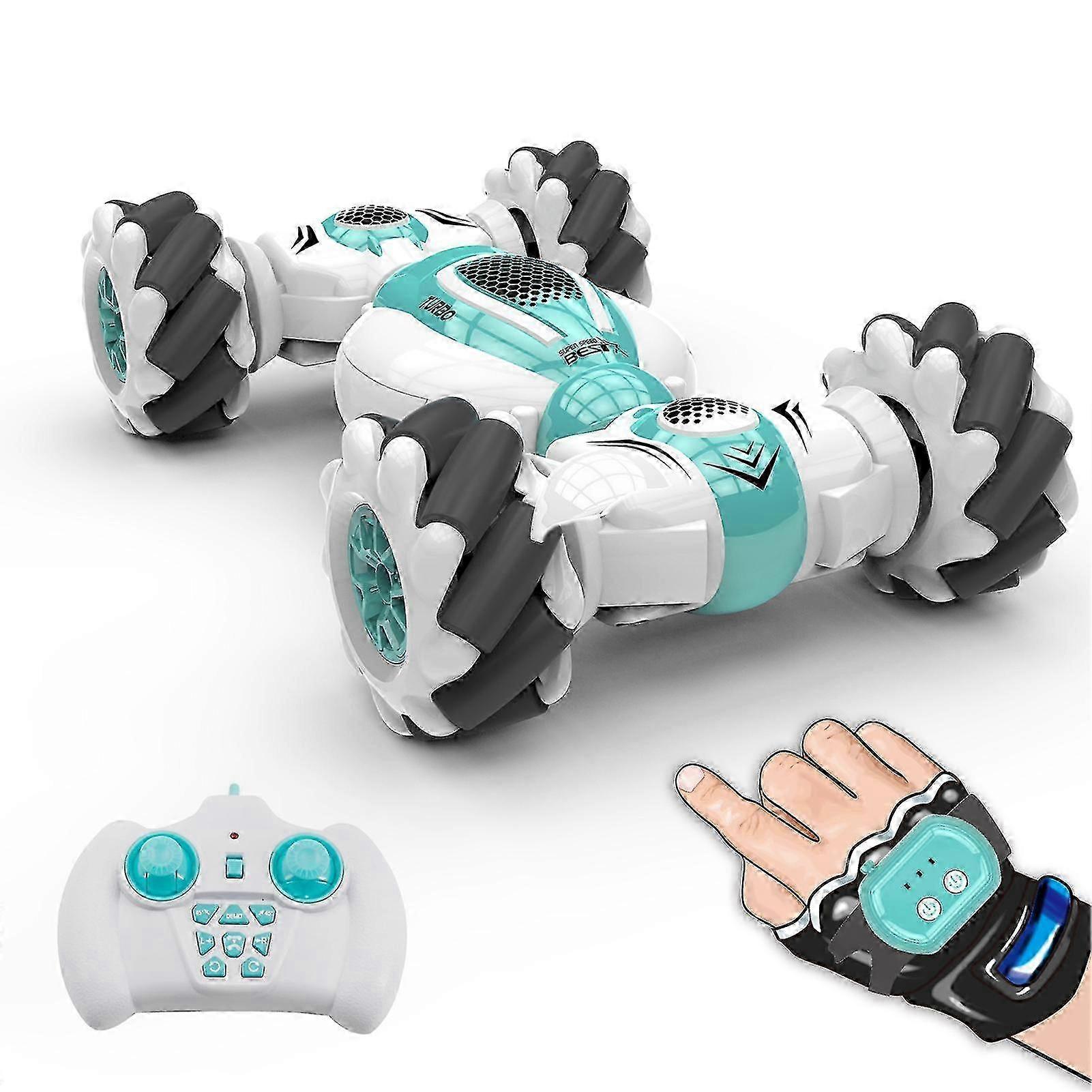 Rc Stunt Car Remote Control Watch Gesture Sensor Deformable Electric Toy Cars