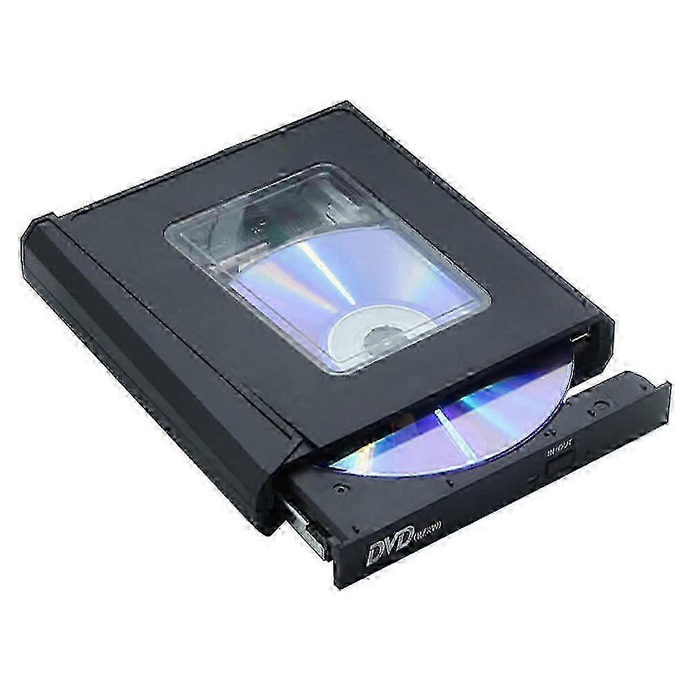 LightScribe Function External CD/DVD Drive, Slim Aluminum Alloy Material for Durable and Stylish Use