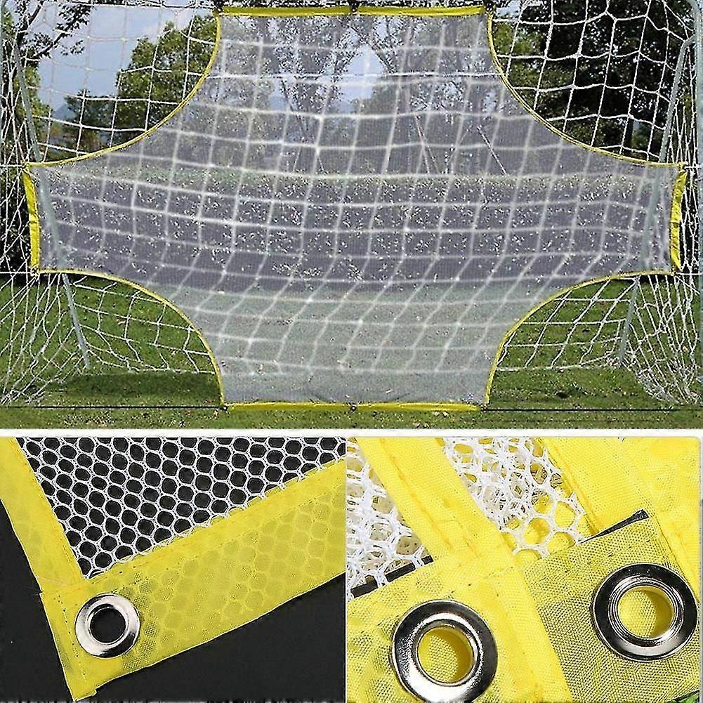 تدريب كرة القدم سداسي صافي دقة كرة القدم المدرب صافي المحمولة مرنة كرة القدم الهدف صافي كرة القدم الهدف التدريب