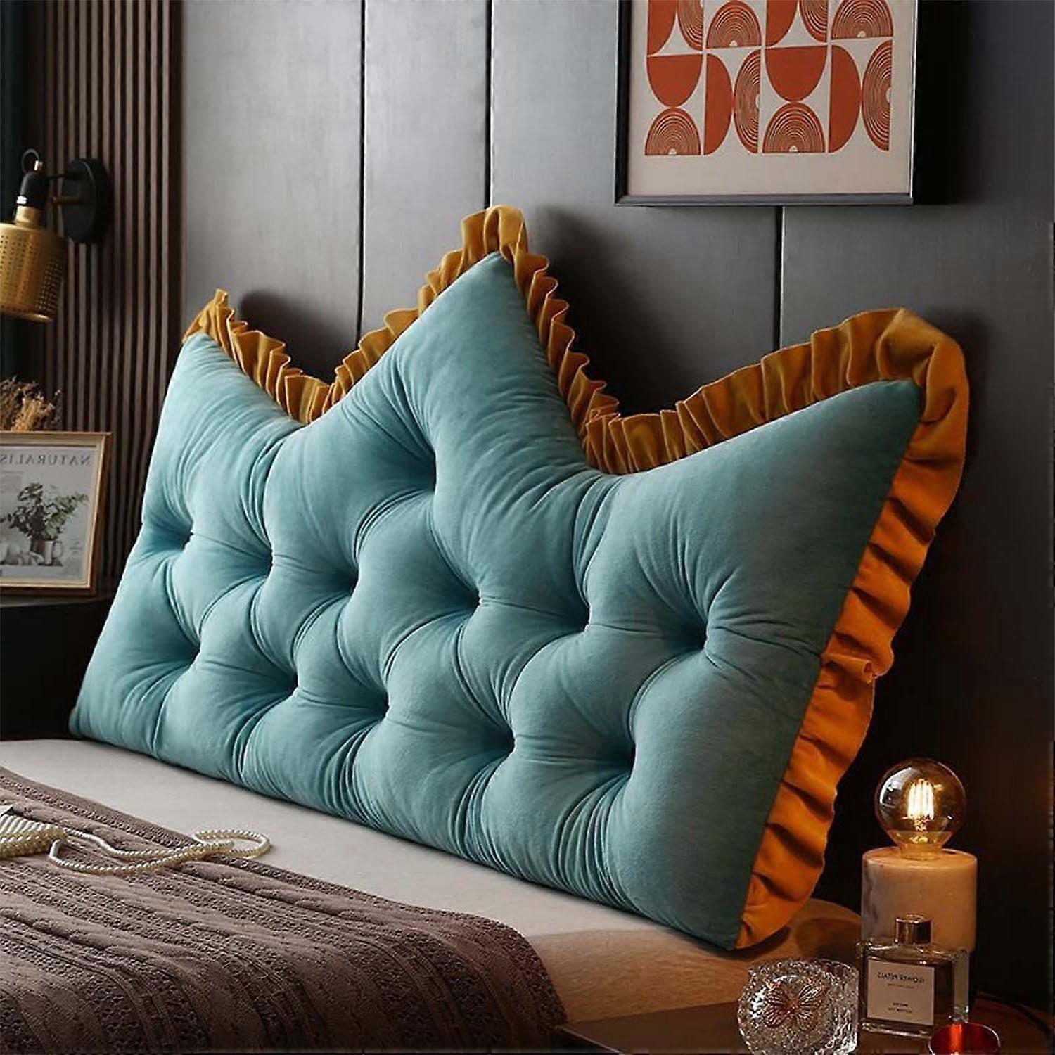 Bed Rest Reading Pillow with Removable Cover for Bed Sofa Couch Back Support, 90x55cm A