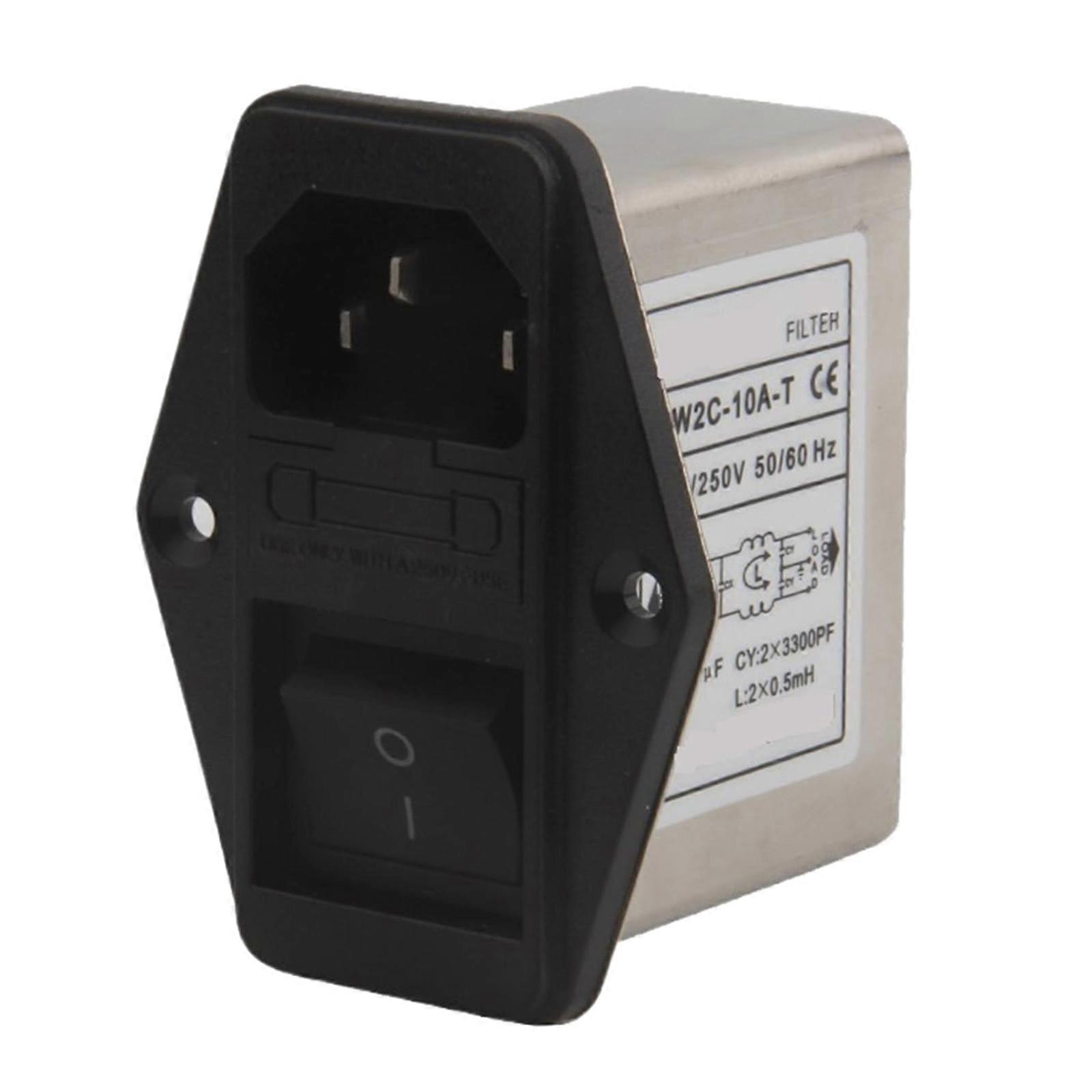 Durability Metal Plastic Composite Power Noise Suppression Filter For Speaker Systems Multicolor