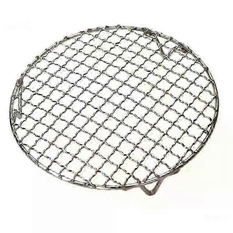 Stainless Steel Round Barbecue BBQ Grill Net Meshes Racks Grid Round Grate Steam Net Camping Hiking Outdoor Mesh Wire Net 1