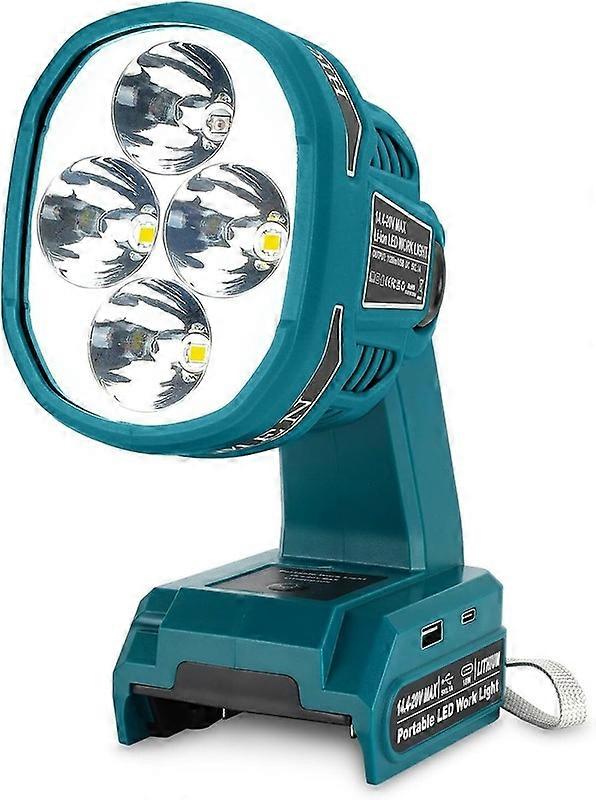 1120LM Cordless LED Flashlight for Makita 18V Battery LED Work Light with USB