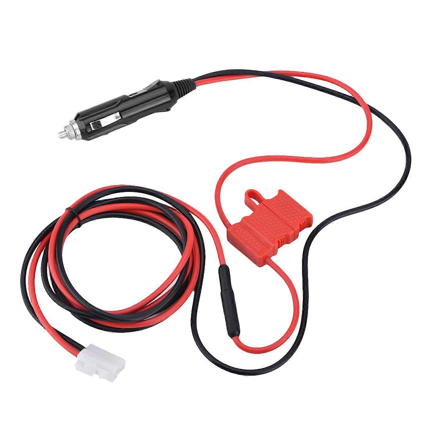12V DC Power Cord Cable Cigarette Lighter Plug with Double fuse for Mobile Radio
