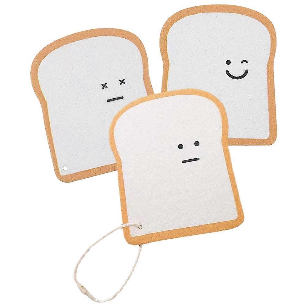 3Pcs Household Scrub Sponges Multi-function Cleaning Sponges Convenient Dish Sponges