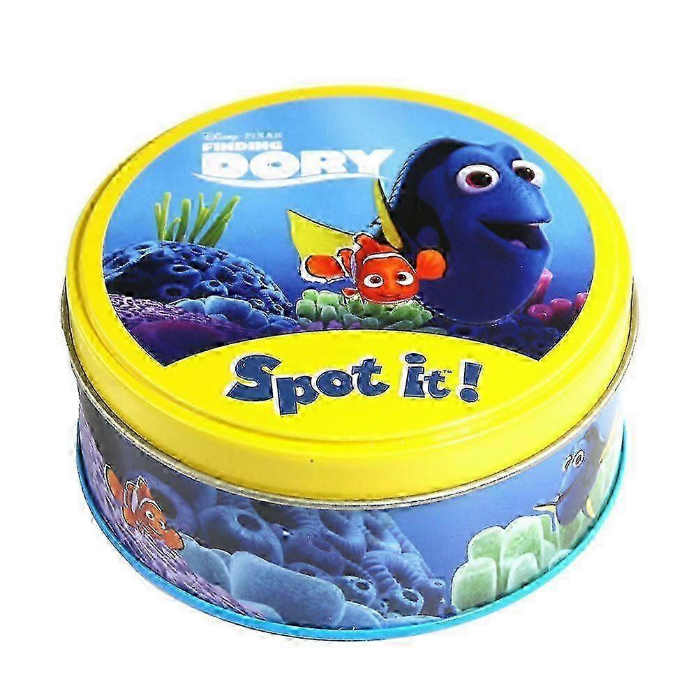 e Dobble Spot It Kortspel Toy Iron Box Board Card (11 Styles)
