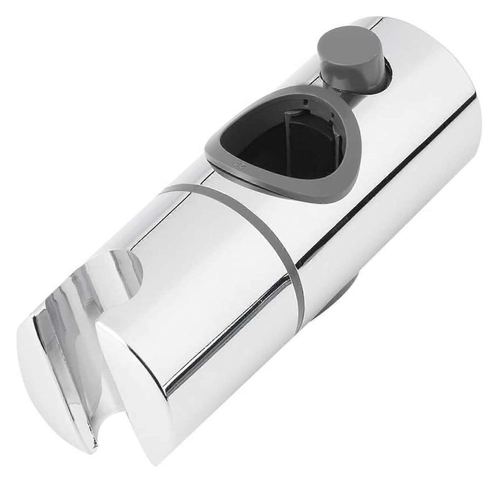 Handheld Shower Head Holder with Adjustable Height and Angle, Round Hose Mount for 24mm Hole