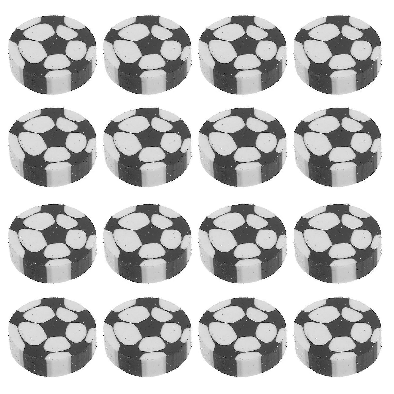 Sports Eraser Assorted Color Soccer Ball Shaped Pencil Erasers Party Bag Filler 20Pcs